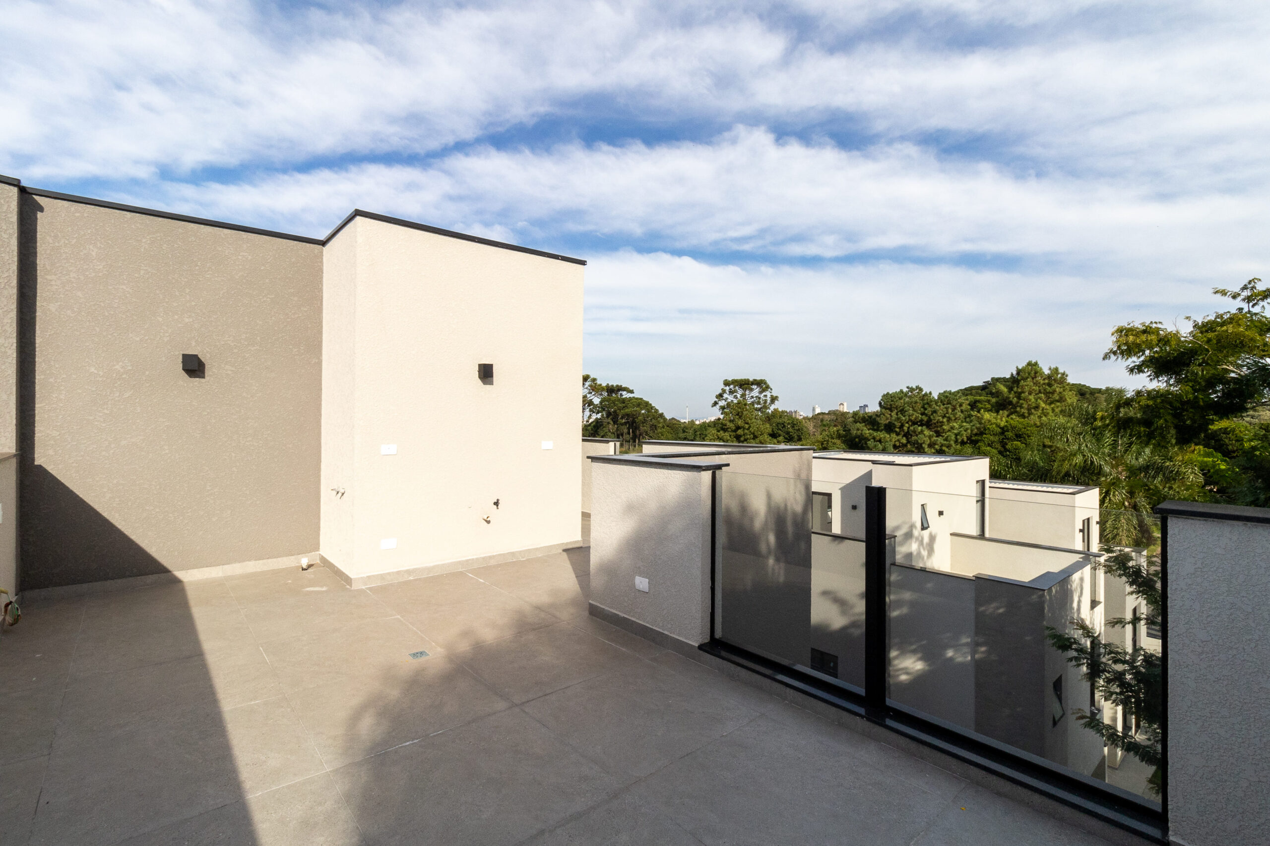 Terraço com vista panorâmica